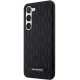 Karl Lagerfeld Phone Case Saffiano Mono Metal Logo Black