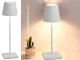 Wireless LED Table Lamp, 3 Light Modes, USB-C, White