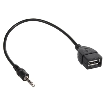 Maclean MCTV-693 OTG USB Female to 3.5mm Jack Male Adapter Cable