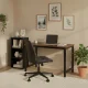 Modernhome Computer Desk 120x60 cm, Dark Walnut