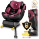 Nukido Prestige Line Car Seat 0-36 kg ISOFIX, Black/Pink