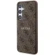 Guess Samsung Galaxy S24 Case 4G Ring Classic Logo MagSafe, Brown