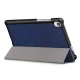 Lenovo Tab M8 (2nd Gen) Tri-fold Stand Leather Case Cover, Blue