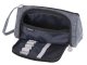 School Double Pencil Writing Supplies Cosmetic Case, Gray