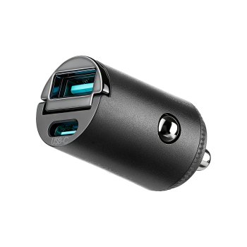Automašīnas lādētājs Joyroom JR-CCN18 65W USB-C USB-A Melns | Phone Car Charger