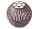 Air Humidifier and Aroma Diffuser with RGB LED Night Light, 300 ml, Dark Brown