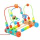 Educational Bead Maze Pull Toy with Animals
