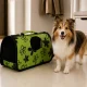 Green Pet Carrier Bag for Cats and Dogs, XL, 53x29x21 cm