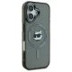 Karl Lagerfeld iPhone 16 Case IML Metal Choupette Head MagSafe, Black