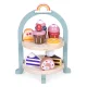Ecotoys Wooden Tea and Coffee Set with Sweets, 27 pcs