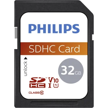 Philips SDHC Memory Card 32GB, Class 10, UHS-I U1
