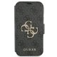 Apple iPhone 13 Pro 6.1\" Guess 4G Big Metal Logo Book Case Cover (GUBKP13L4GMGGR), Grey