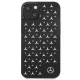 Mercedes iPhone 13 mini Case Silver Stars Pattern, Black