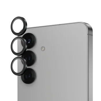PanzerGlass Hoops Camera Lens Protector for Samsung Galaxy S25, Black