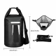 WNA-15L Waterproof Bag 15 L with RFID Blocking Divider - Black