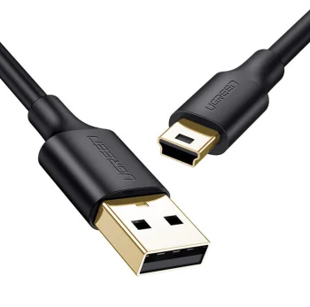 Ugreen USB to mini USB Cable, 480 Mbps, 3 m, Black
