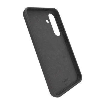 Puro Icon Silicone Case for Samsung Galaxy S25, Black