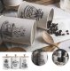 Large Metal Kitchen Canister Set of 3 for Food Storage, Coffee Tea and Sugar
