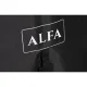 Alfa Forni Protective Cover for 3 Pizze Oven with Base (Moderno), Black