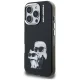 Karl Lagerfeld IML Aquarelle Karl & Choupette iPhone 16 Pro Case, Black