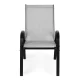Garden Chair Set, 2 pcs, Light Grey, Multigarden