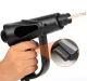 Compact plastic welding machine with 200 staples and LED, black