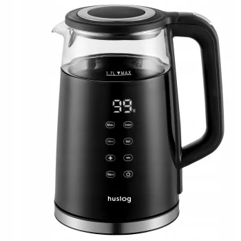 Huslog AK-0832 Electric Glass Kettle, 1.7L, 2200W