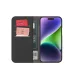Puro Wallet Detachable MagSafe 2-in-1 Wallet Case for iPhone 15 Pro Max, Black