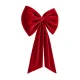 Glimz decorative Christmas bow 50 x 90 cm, red