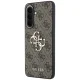 Guess Leather 4G Metal Logo Case for Samsung Galaxy A37 5G - Brown