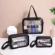 Washbag Waterproof Travel Makeup Bags, Set Of 3 Pieces