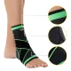 4FIZJO Elastic Ankle and Foot Support Brace, One Size, Black