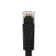 Orico PUG-C6B CAT6 RJ45 Network Cable (Flat, 0.5m), Black
