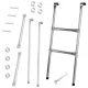 Universal 2-Step Metal Ladder for Garden Trampoline 86 cm