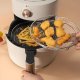 3-Tier Stackable Air Fryer Rack, Round Stainless Steel, 20 cm