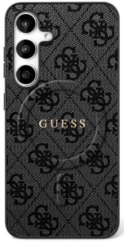 Guess 4G Ring Classic Logo MagSafe Phone Case Cover Samsung Galaxy S25 FE - black