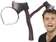 Halloween Axe Headband, Brown