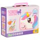 Kids Educational Constructor Tools Set Screwdriver Drill Screws Blocks Unicorn 285 pcs.