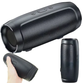 Charge Mini 3+ Wireless Bluetooth Speaker, USB, microSD, FM, Black