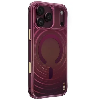 Uniq Coehl Vela Magnetic Charging Case for iPhone 18 Pro Max / 17 Pro Max - Burgundy