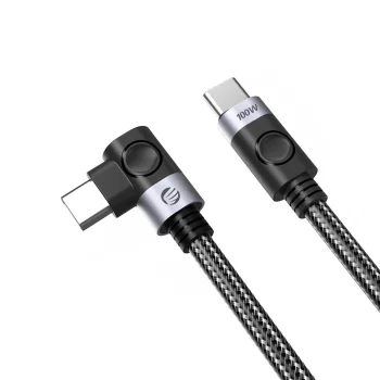 USB-C to USB-C Cable Orico C2CW Angled PD 100W 480Mbps 0.5m, Black