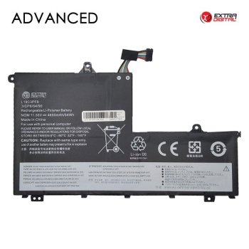 Extra Digital Notebook Battery for LENOVO L19C3PF9, 4650mAh