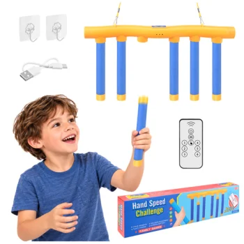 Falling Sticks Reaction Game with Remote Control and USB Charging