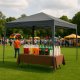 Multigarden 3x3 m Automatic Pop-up Garden Pavilion, Grey