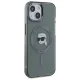 Karl Lagerfeld iPhone 15 Case HC MagSafe IML Metal K. Head, Black