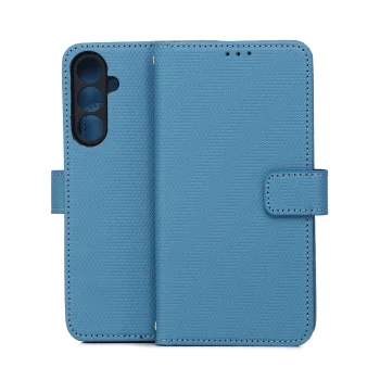 TFO Smart Triangle Wallet Case for Samsung Galaxy A16 4G / A16 5G / M16 5G, Black and Blue