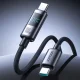Joyroom S-A16 Pro 100W USB-C to USB-C Cable with Display 1.2m - Black