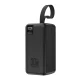 Power Bank Wozinsky W8-B 50000mAh 30W with Flashlight, Black