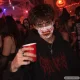 Bloody Halloween Mask with Teeth, Universal Size