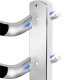 Wall-Mounted Towel Rack 57 cm, Silver